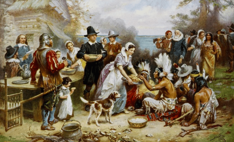 First Thanksgiving: War of Roses football