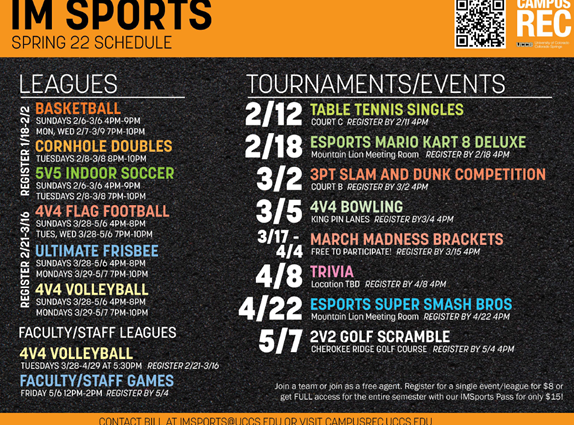 Intramural Online Games Registration